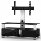 Тумба с кронштейном для телевизора Sonorous MD 8123-B-INX-BLK